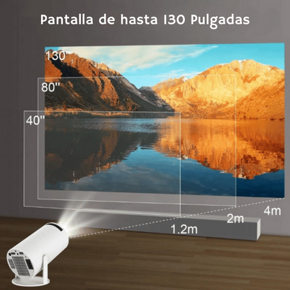 WallCinema™ - Proyector Portátil 4K