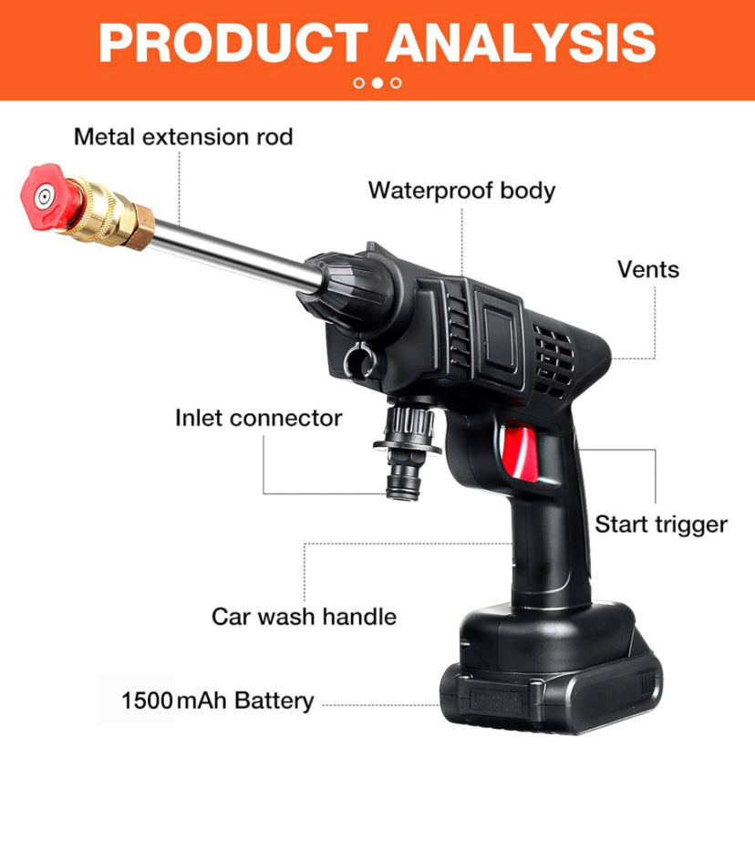 Hidrolimpiadora inalámbrica 50 PSI