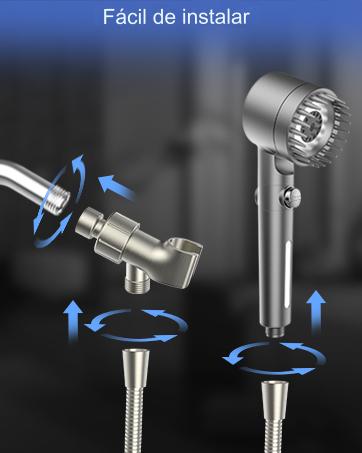 Cabezal de Ducha WaterPRO™ + 3 Filtros gratis + Cepillo Masajeador de regalo (hasta acabar existencias)